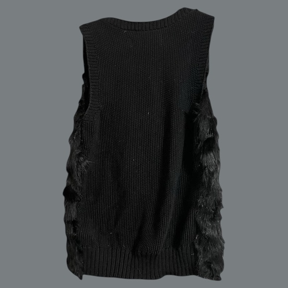 Sebby Collection Fluffy Vest - Picture 2 of 4